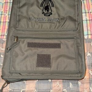 Grayish Green National Guard Tactical Notebook Binder. (BT 1)